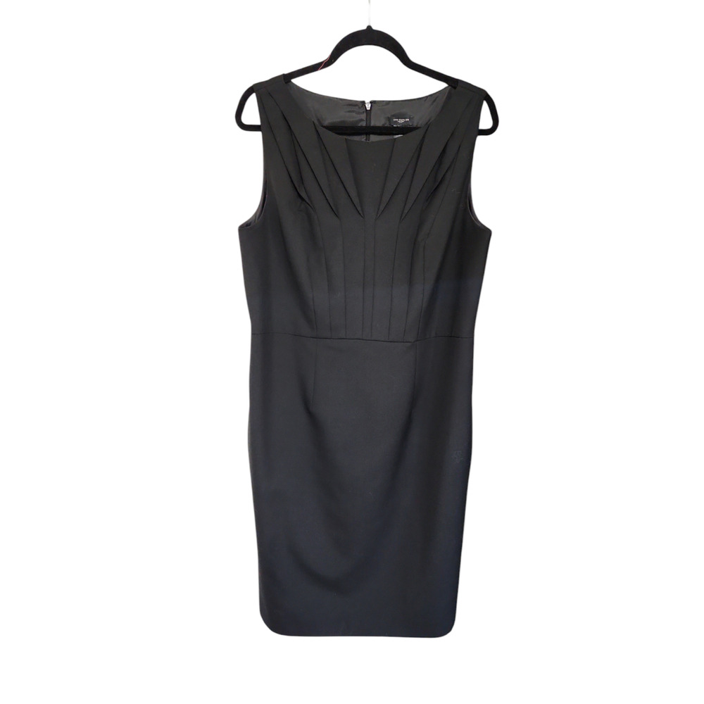 Ann Taylor Classy Black Sheath Dress Size 14